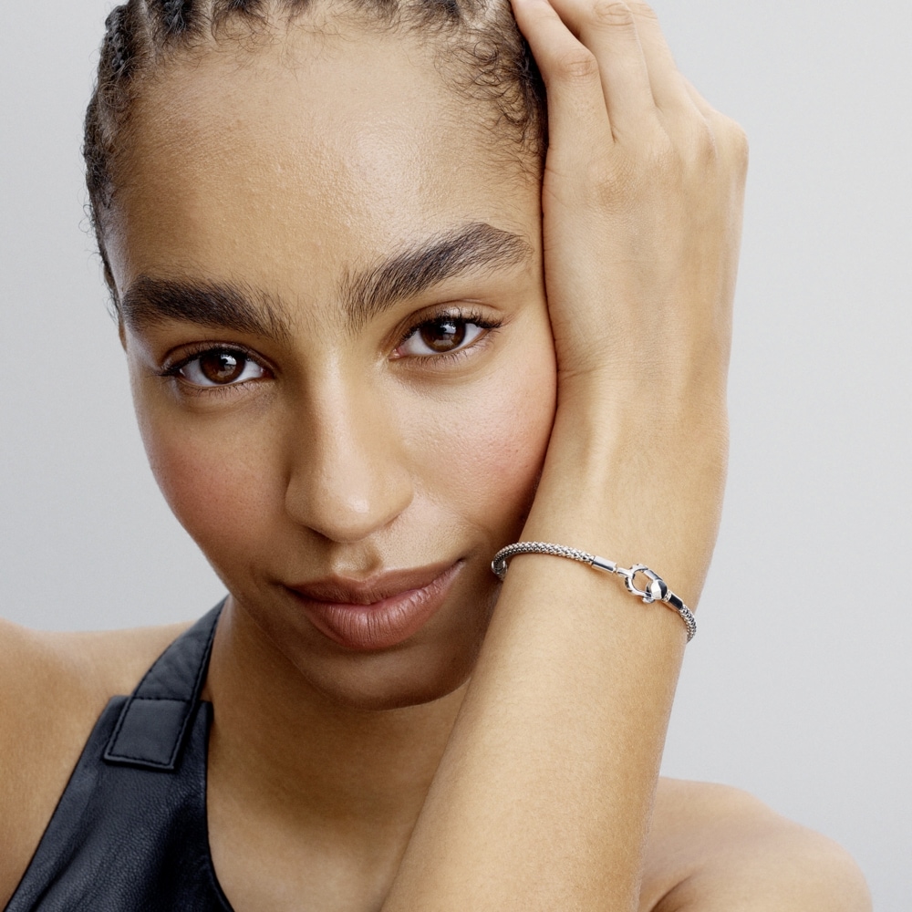 Studded Clasp & Chain Bracelet | PANDORA Studded Clasp & Chain Bracelet | PANDORA