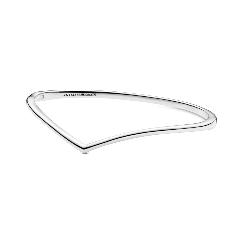 Polished Wishbone Bangle | PANDORA