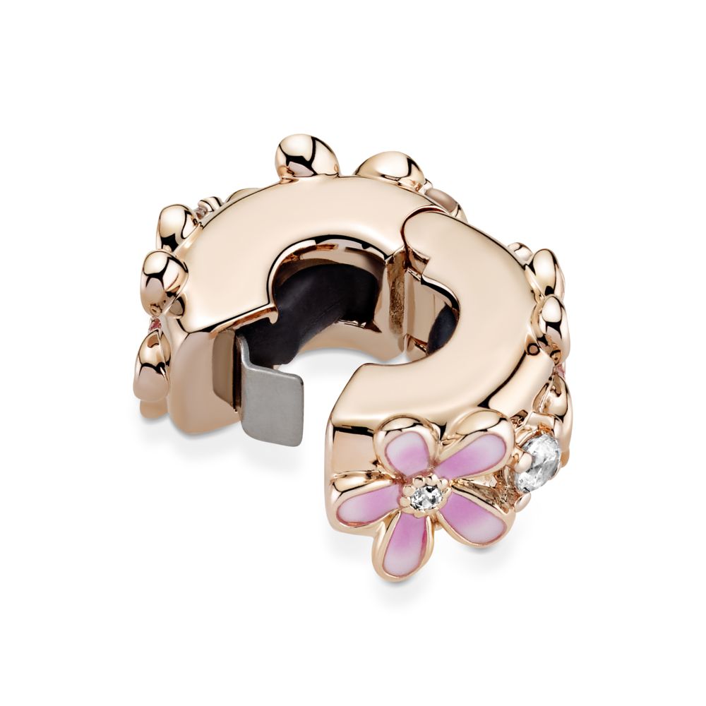 daisy♡14kgf Pink Daisy Flower Dangle Charm | PANDORA