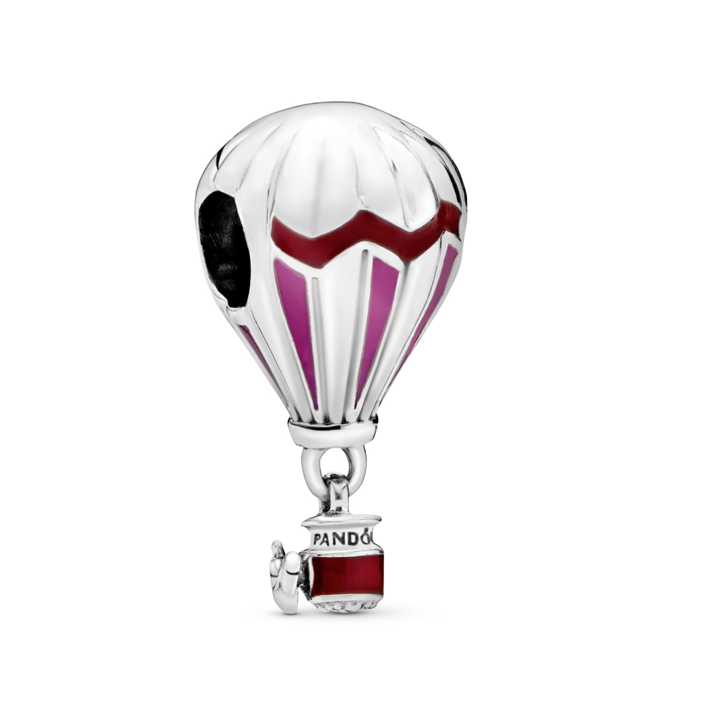Hot Air Balloon charm in pink gold and lacquer The Travel Charms collection  was inspired by Louis Vuitton's herita…