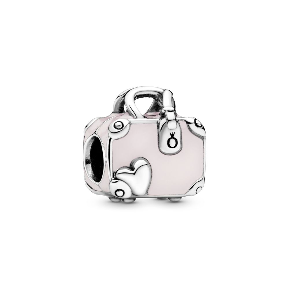 Pink Travel Bag Charm | PANDORA