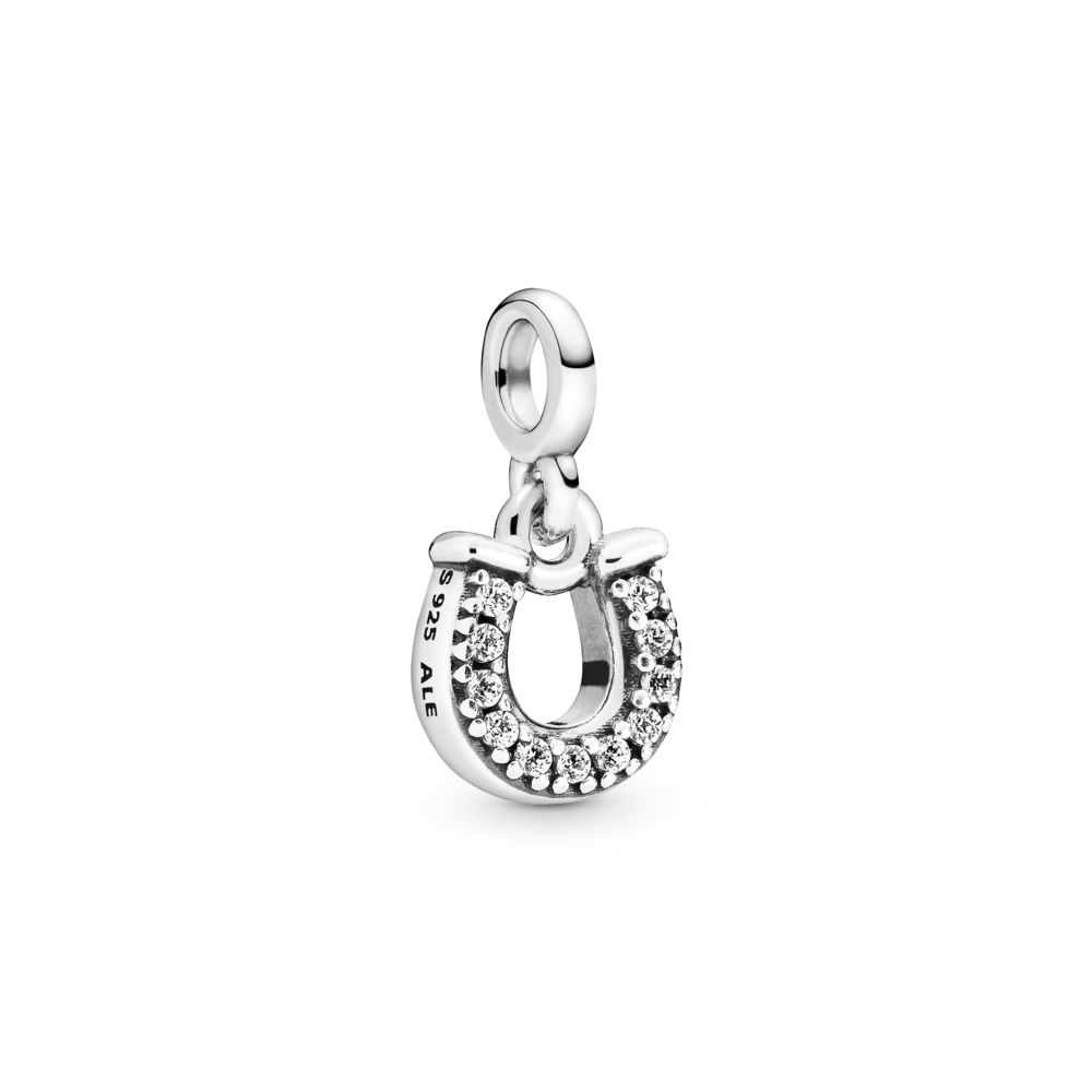 My Lucky Horseshoe Dangle Charm | PANDORA