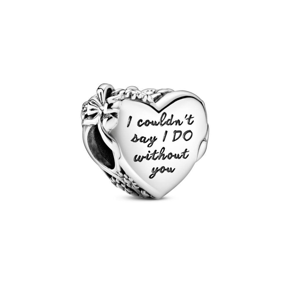 yu_♡ Love You Mom Infinity Heart Charm | Sterling silver | Pandora US