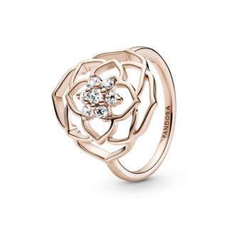 Rose Petals Statement Ring