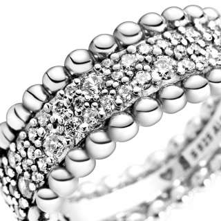 Beaded Pavé Band Ring