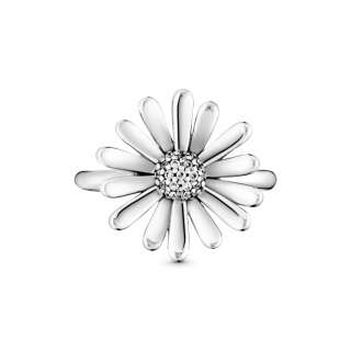 Pavé Daisy Flower Statement Ring