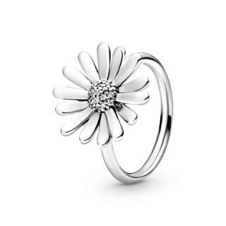 Pavé Daisy Flower Statement Ring