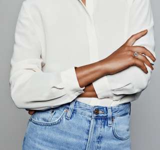 Pavé Daisy Flower Statement Ring