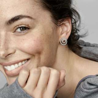 Pandora Logo Circle Stud Earrings