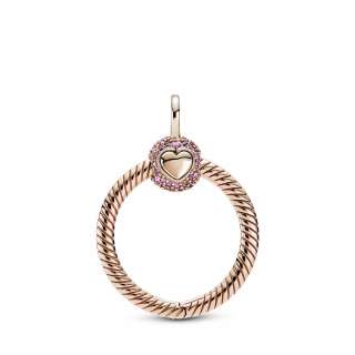 Pandora Moments Small Pavé O Pendant