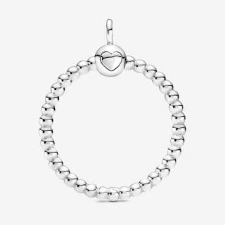 Pandora Moments Medium Beaded O Pendant