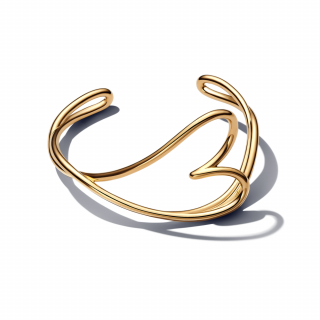 Oргански обликувана во срце bangle белегзија