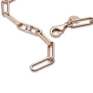 Link Chain & Stones Bracelet