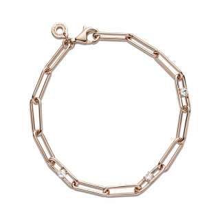 Link Chain & Stones Bracelet