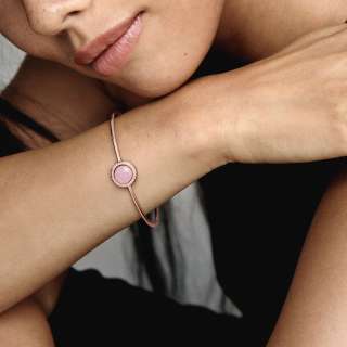 Pink Swirl Bangle