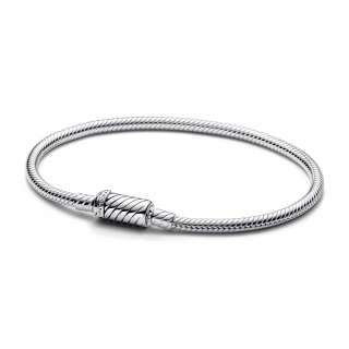 Pandora Moments Sliding Magnetic Clasp Snake Chain Bracelet 