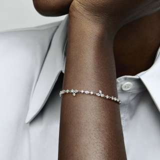 Sparkling Herbarium Cluster Chain Bracelet 