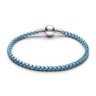 Blue Cord Snake Chain Bracelet