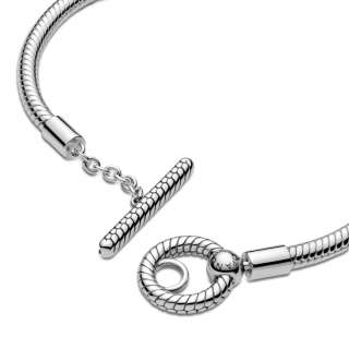 Pandora Moments T-Bar Snake Chain Bracelet 