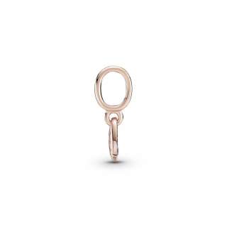 Red Pavé Tilted Heart Dangle Charm