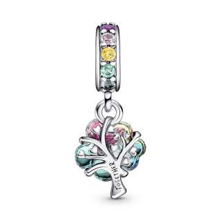 Togetherness Tree Murano Glass Dangle Charm