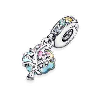 Togetherness Tree Murano Glass Dangle Charm