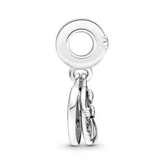Camping Night Sky Double Dangle Charm