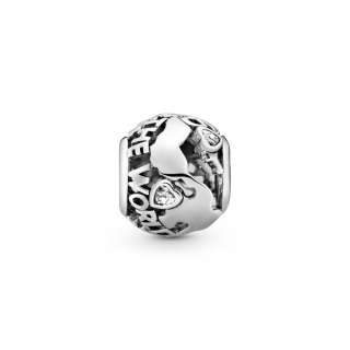 Openwork World Charm 