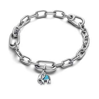 Turquoise-coloured Elephant Mini Dangle Charm
