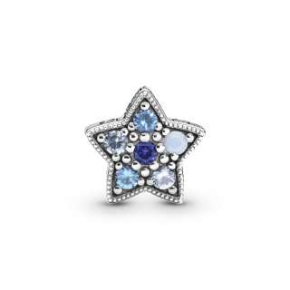 Bright Blue Star Charm