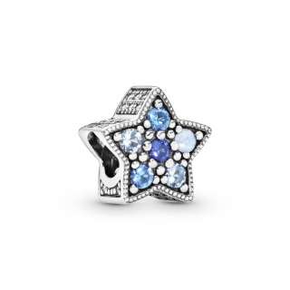 Bright Blue Star Charm