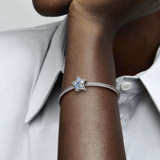 Bright Blue Star Charm