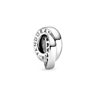 Logo & Heart Bands Spacer Charm