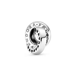 Logo & Heart Bands Spacer Charm