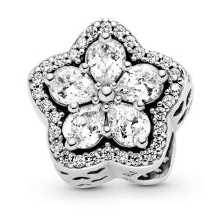 Sparkling Snowflake Pavé Charm 