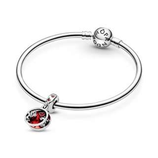 Disney Mickey Mouse & Minnie Mouse Love and Kisses Dangle Charm