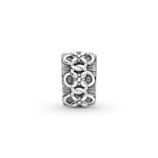 Flower Pattern Clip Charm 