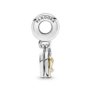 Two-tone Happy Anniversary Dangle Charm 