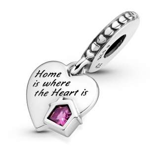 Love My Home Heart Dangle Charm