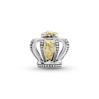 Two-tone Regal Crown Charm