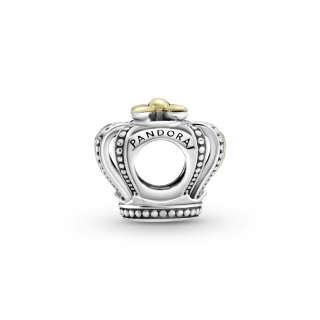 Two-tone Regal Crown Charm