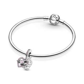 Heart & Mum Dangle Charm