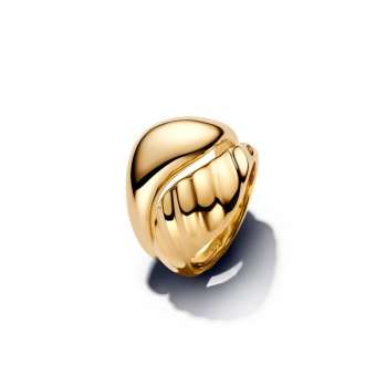 Rippled Stacking Rings 