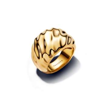 Rippled Statement Ring 