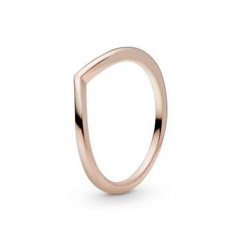 Polished Wishbone Ring 