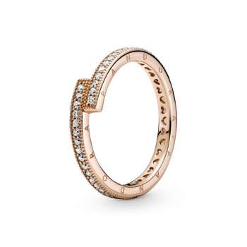 Sparkling Overlapping Ring 