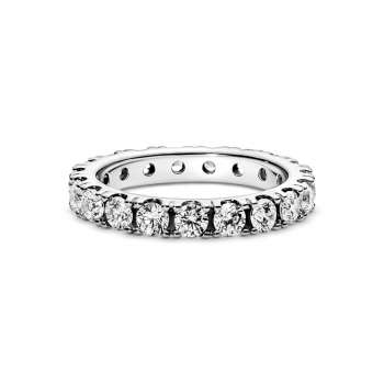 Sparkling Row Eternity Ring 