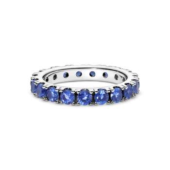 Sparkling Row Eternity Ring 