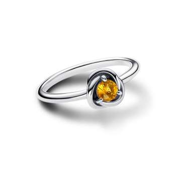 Honey Eternity Circle Ring 