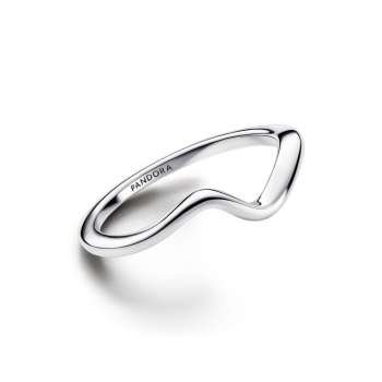 Брановиден прстен од чисто сребро 